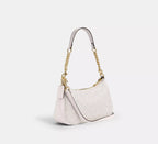 Coach Teri Shoulder Bag - White & Pink — view 5