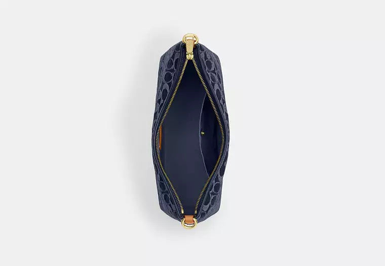 Coach Laurel Shoulder Bag in Signature Denim — view 4