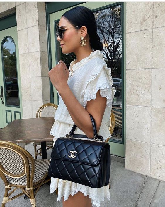 Chanel Trendy CC Flap Bags-Black — view 2