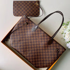 Louis Vuitton Damier Ebene Neverfull MM Tote Bag — view 7