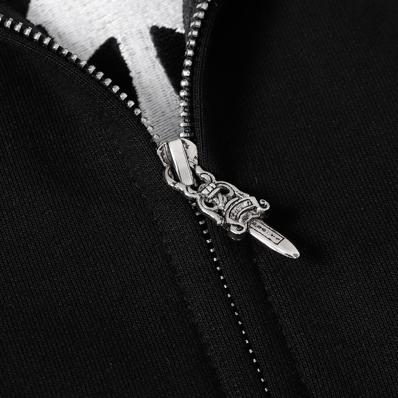 Chrome Hearts New Zip Up Hoodie 7019 — view 6