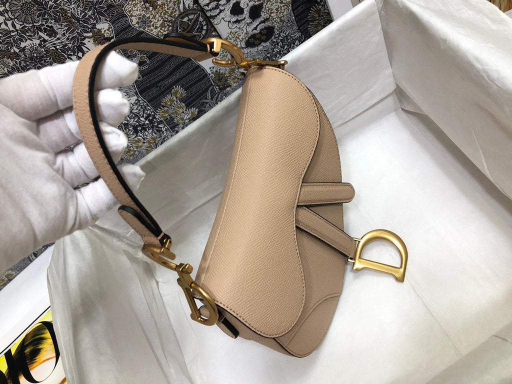 Dior Saddle Small Nude Color Saddle Bag — view 3
