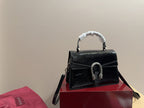 Gucci Glossy Black Handbag Crossbody — view 10