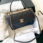 Chanel Trendy CC Flap Bags-Black — view 4