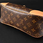 Louis Vuitton Boulogne Monogram Canvas Shoulder Bag – Classic Brown with Vachetta Leather Trim (M45832) — view 5