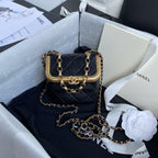 Chanel Small Kiss-Lock Bag - Black — view 1