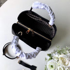 LV Montaigne MM Black Handbag — view 2