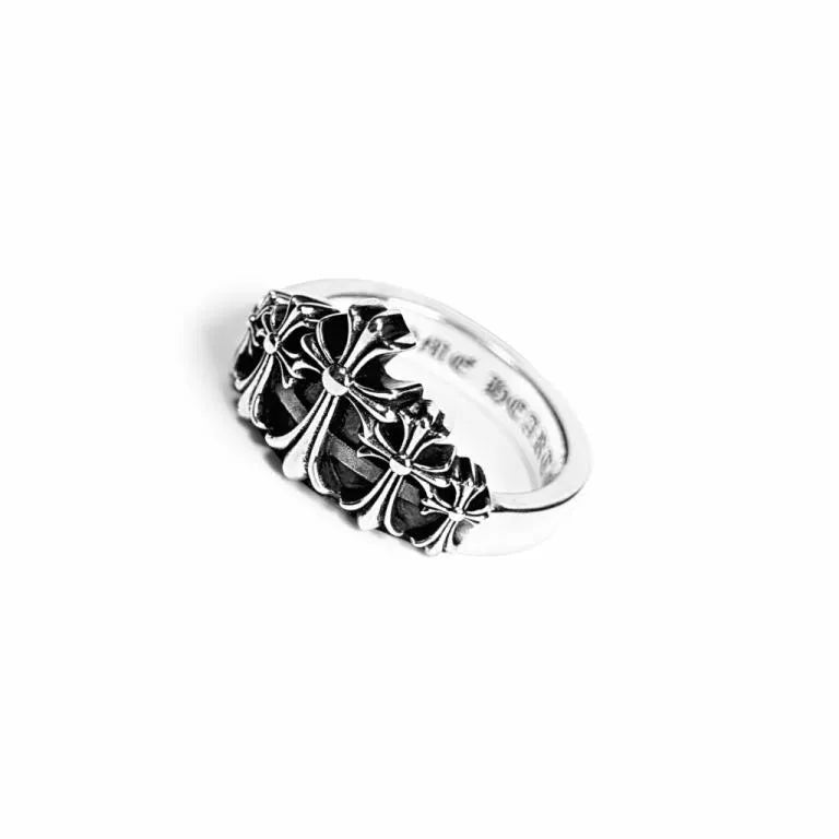 CHROME HEARTS CROSS CROWN RING 5 — view 5