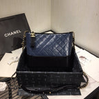 Chanel's Gabrielle Large Hobo Bag - Blue & Brown — view 2