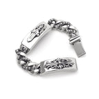 Chrome Hearts DOUBLE ID FANCY LINK BRACELET 8 — view 3