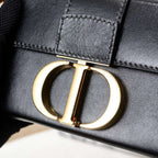 Dior 30 Montaigne Flap Shoulder Crossbody Bag with CD Clasp and Adjustable Leather Strap — view 7