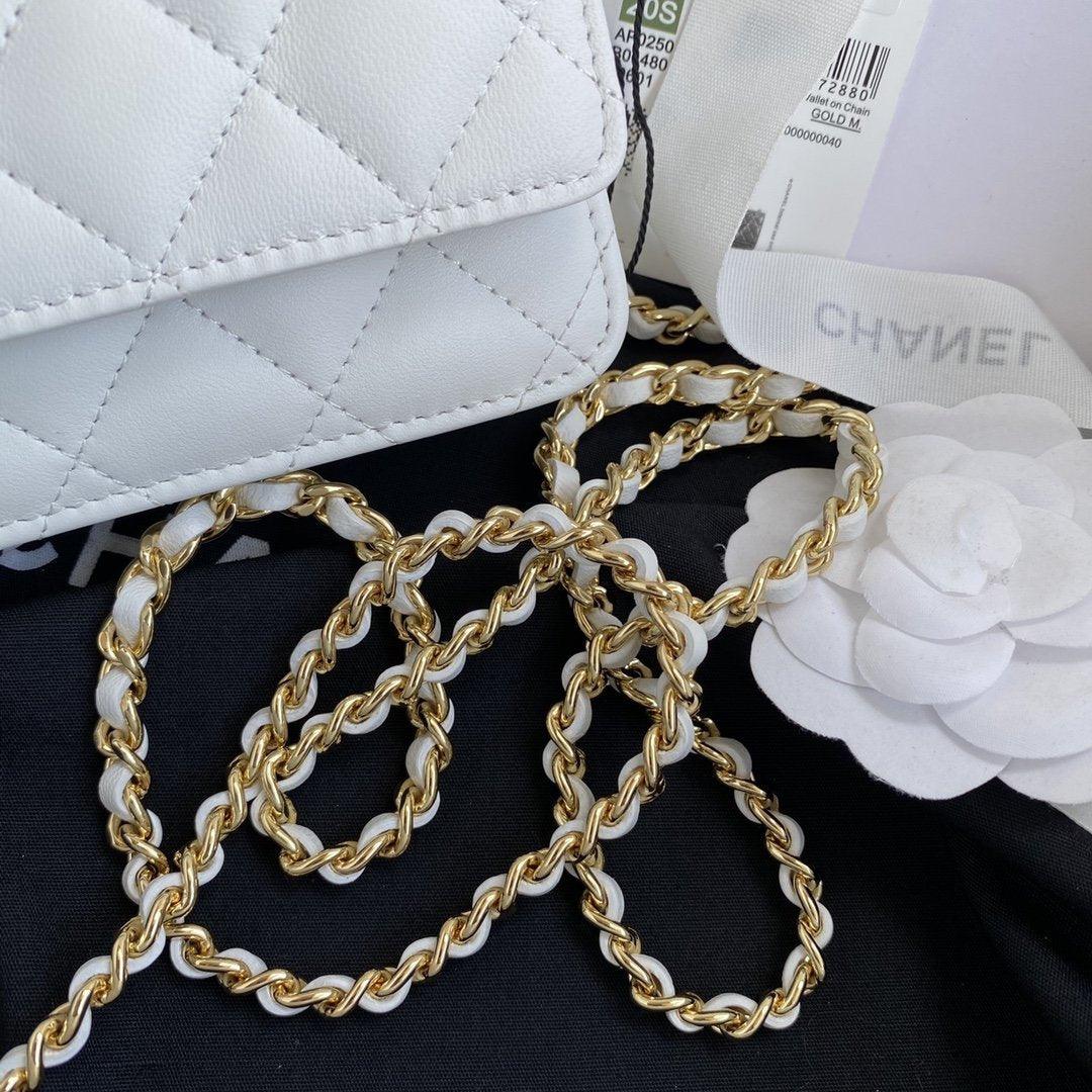 Chanel Wallet On Chain WOC White — view 7