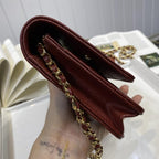 Chanel Classic Wallet On Chain Burgundy Caviar — view 6