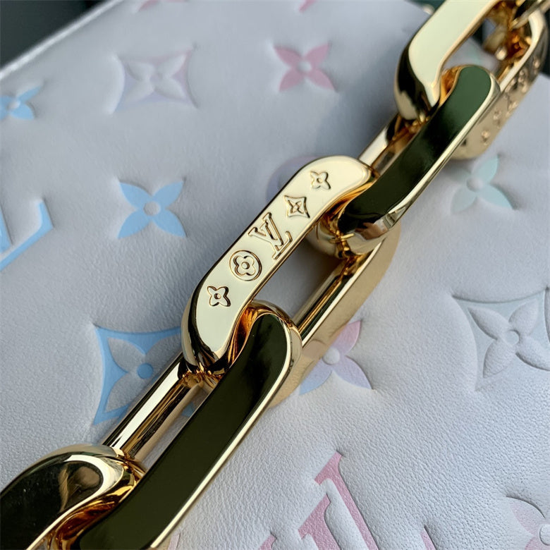 Louis Vuitton Coussin MM Bag Black - White — view 8