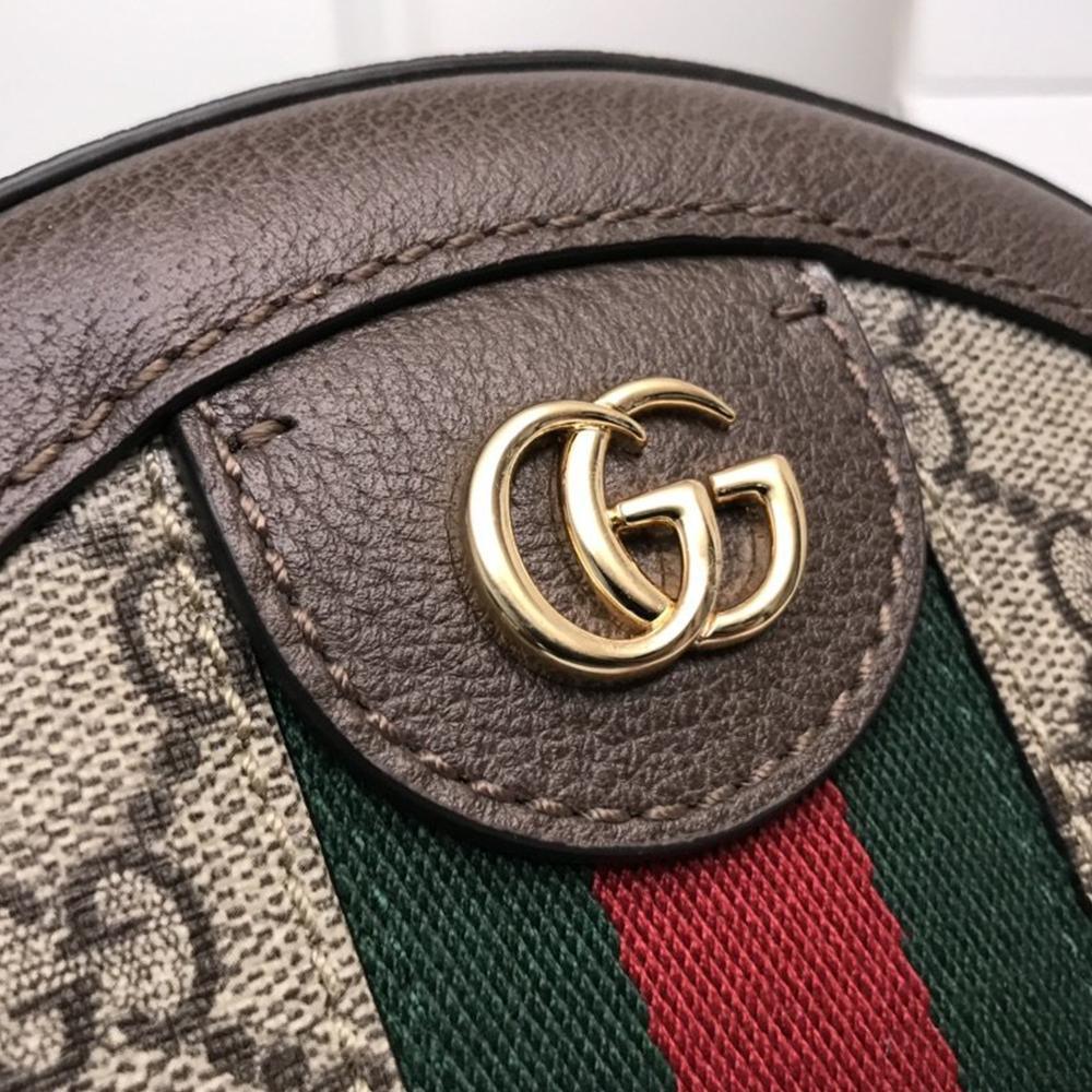 Gucci Ophidia Mini GG Round Shoulder Bag — view 9
