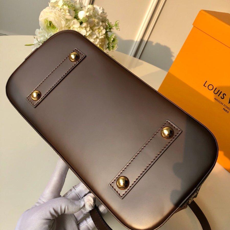 Louis Vuitton Alma BB Damier Ebene Handbag — view 9