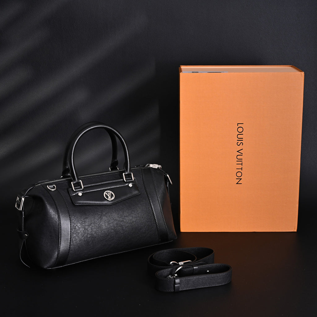 Louis Vuitton Nano Biker Bag in Black Lambskin Leather – Top Handle & Shoulder Carry (M14623) — view 1