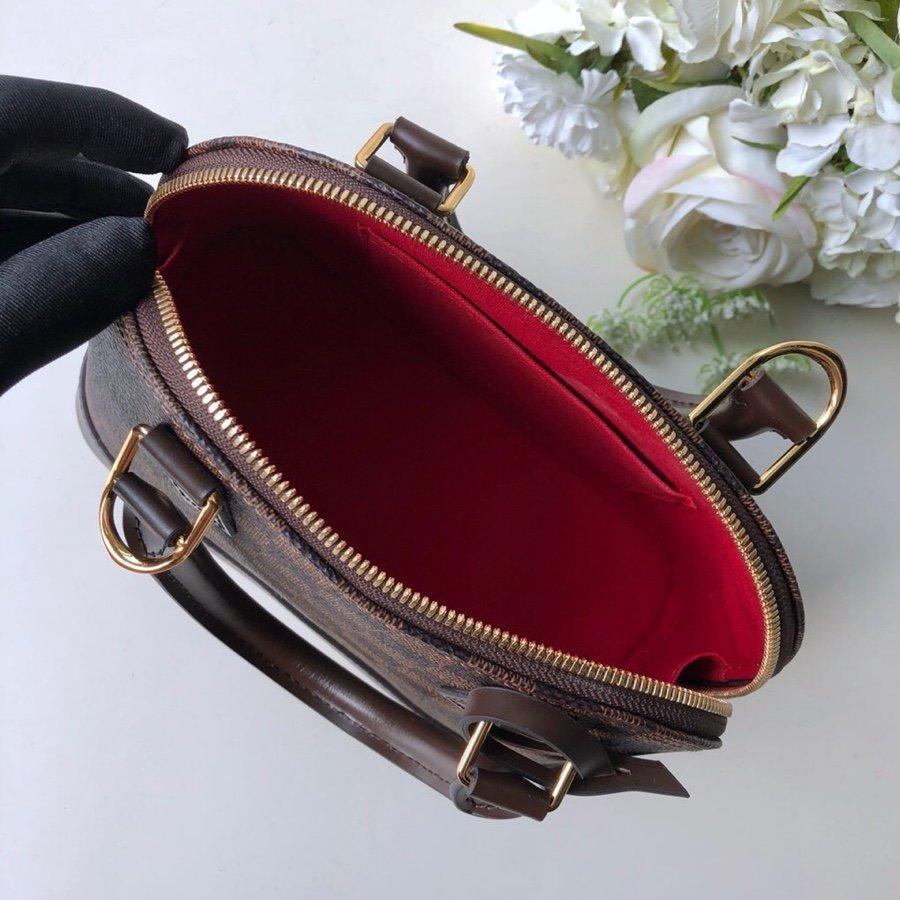 Louis Vuitton Alma BB Damier Ebene Handbag — view 10