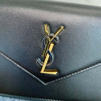 YSL Cassandra Shoulder Black Bag — view 5