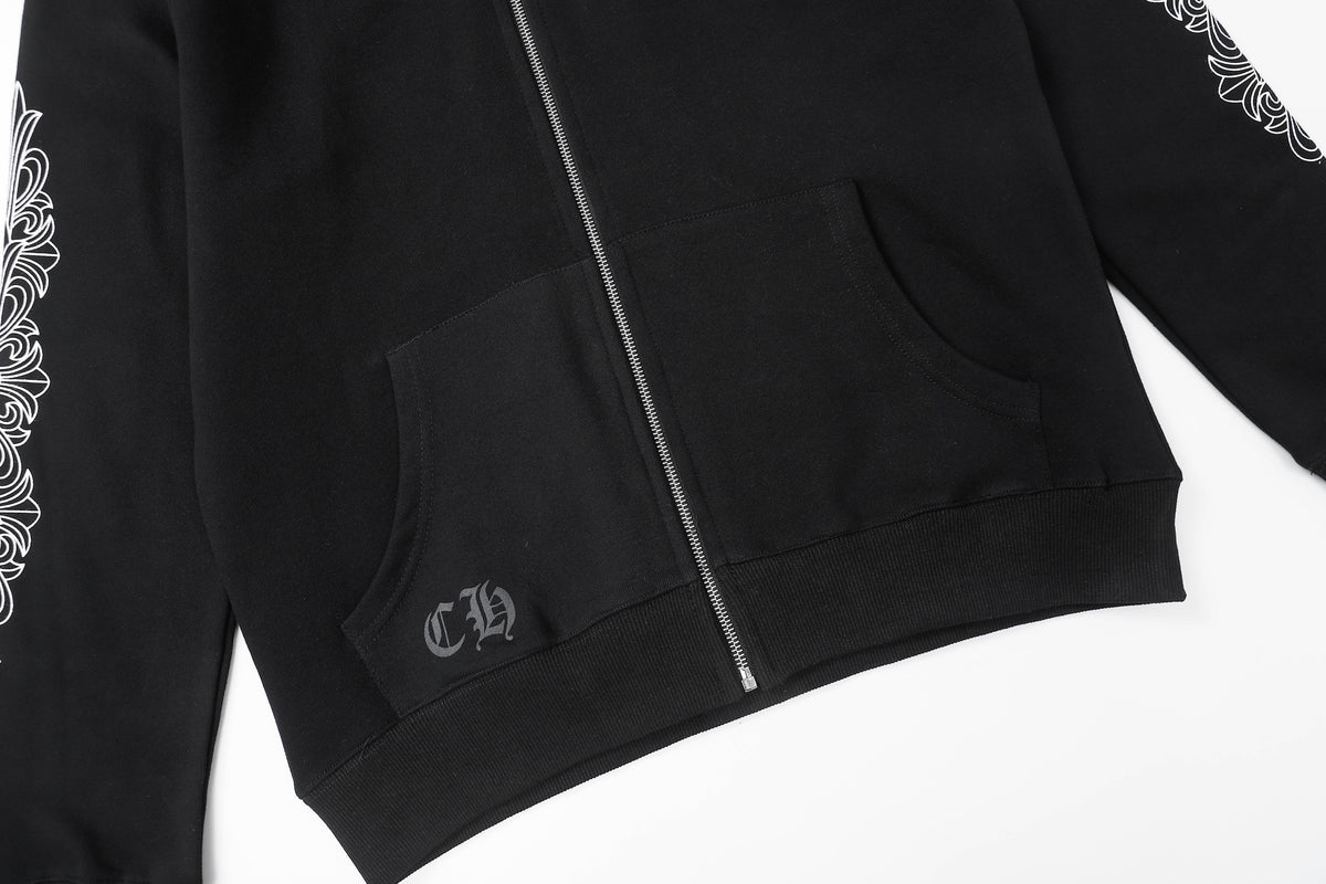Chrome Hearts New Zip Up Hoodie 8515 — view 13