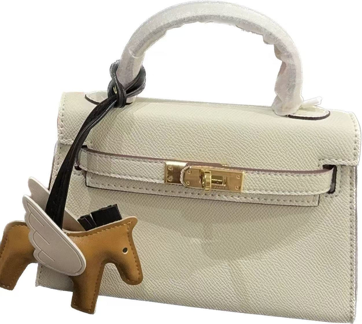 Hermes Mini Kelly 20 Nata Handbag — view 1
