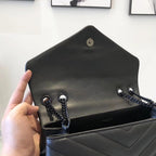 YSL Loulou Small Bag - Nero (Black) — view 6
