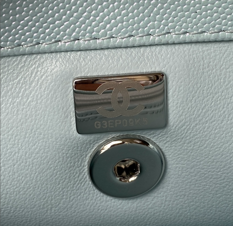 Chanel Coco Handle Bag 92990 23cm - Blue — view 4