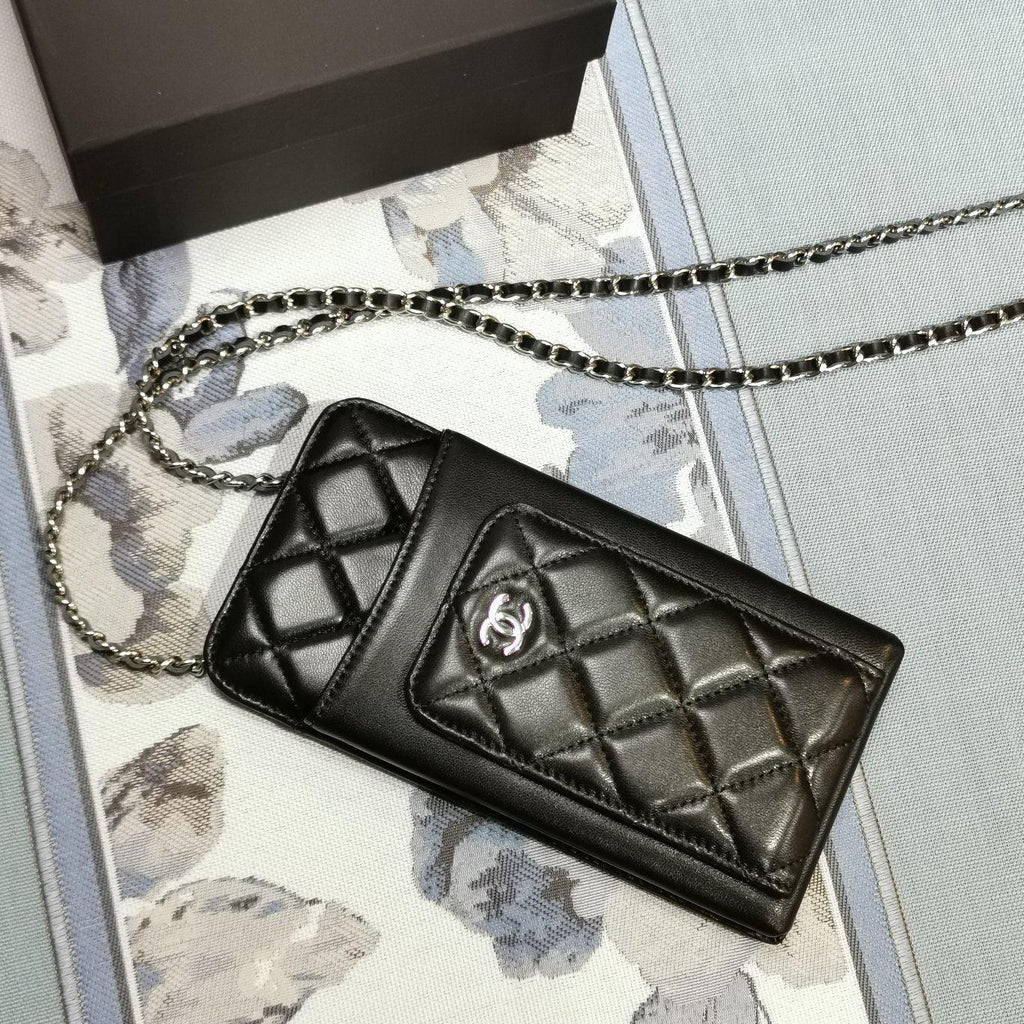 Chanel Quilted Phone Holder Wallet — view 2