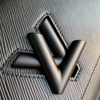 Louis Vuitton Twist MM Black Handbag — view 8