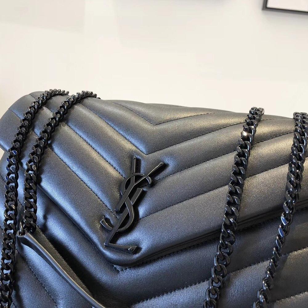YSL Loulou Small Bag - Nero (Black) — view 2