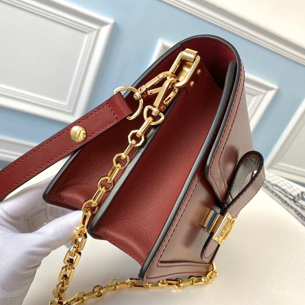 LV Dauphine MM Cherry Red Handbag — view 2