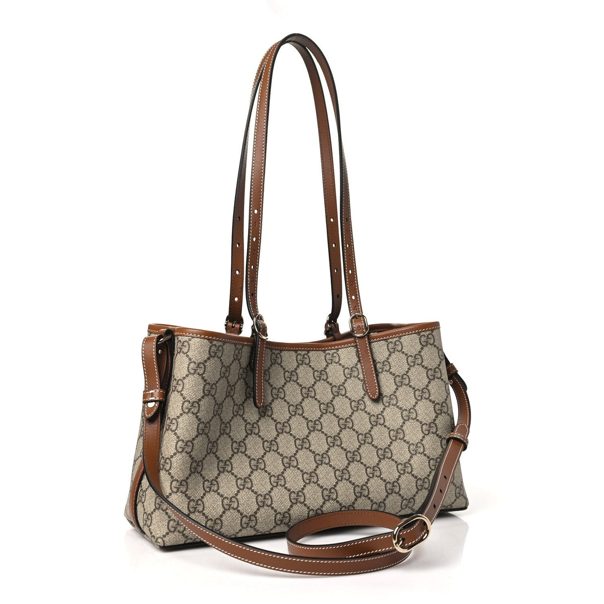 GG Emblem Shopper Medium Tote Bag — view 1