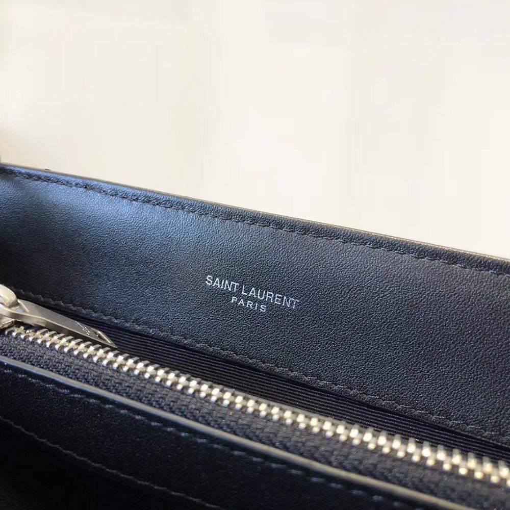 YSL Loulou Small Bag - Nero (Black) — view 7