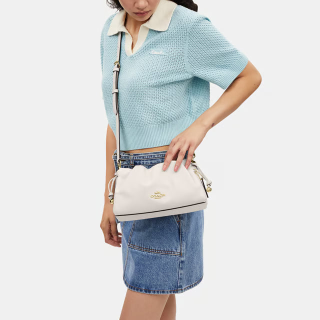 Faye Shoulder Bag with Ruching — view 4