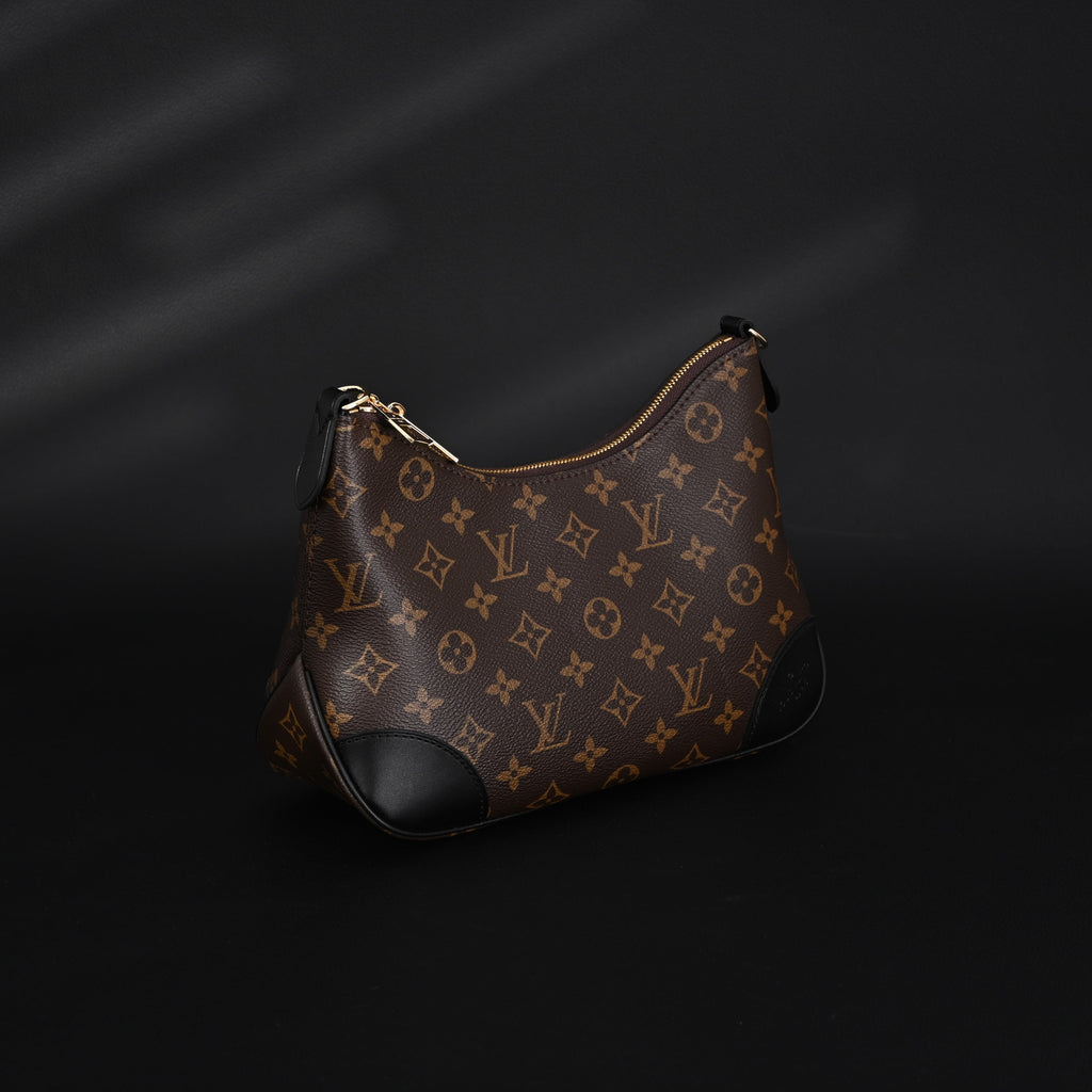 Louis Vuitton Boulogne Monogram Canvas Shoulder Bag – Classic Brown (M45831) — view 5