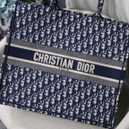 Dior Book Tote Navy Blue — view 2