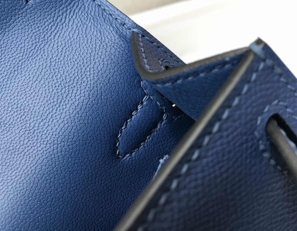 Hermes Handle Bag 19cm Blue — view 9