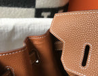 Hermes Hms Handle Bag 30cm Brown — view 7