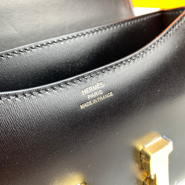 Hermes Constance Bag Mini 14cm - Black — view 7