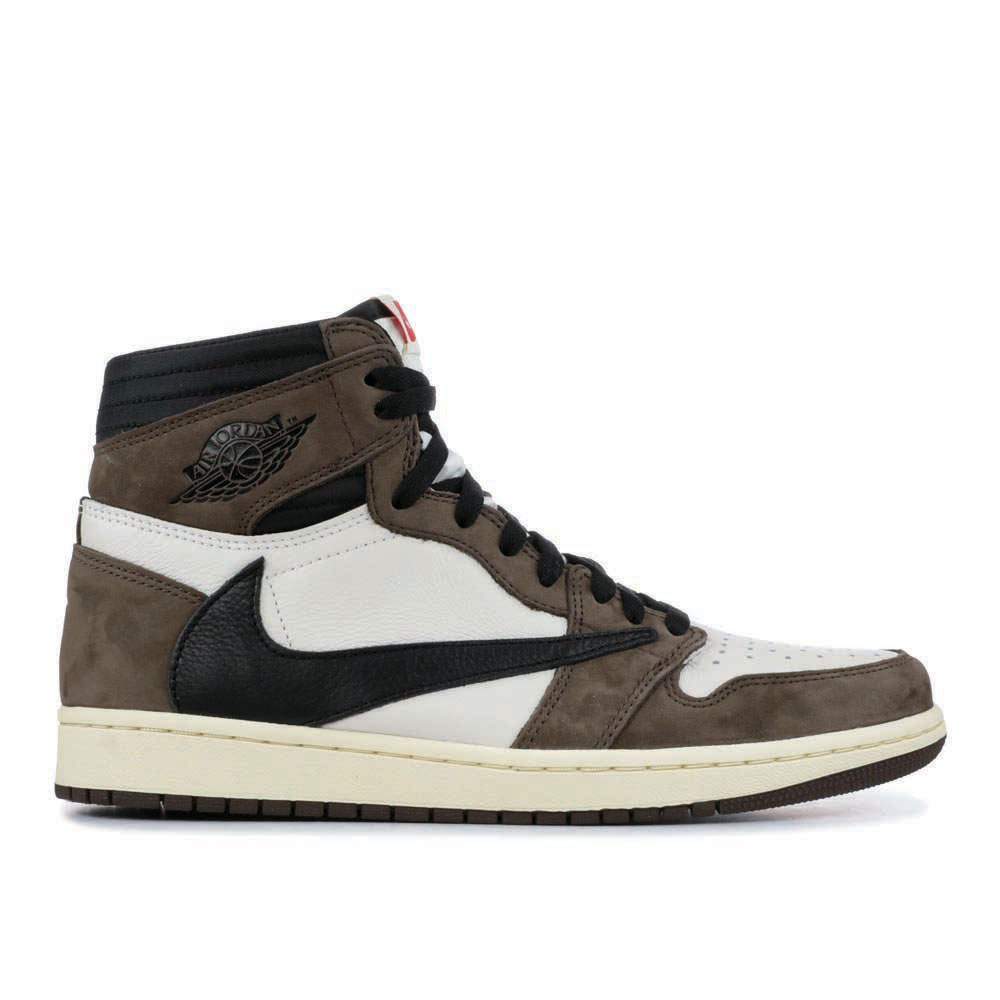 Travis Scott x Air Jordan 1 Retro High OG ‘Mocha’ Unfading Sneaker — view 1