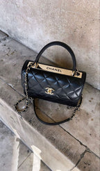 Chanel Trendy CC Flap Bags-Black — view 3