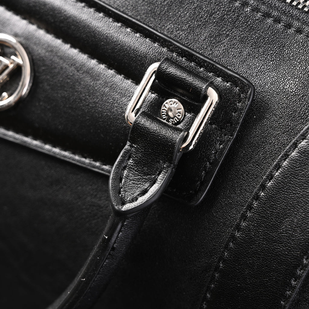 Louis Vuitton Nano Biker Bag in Black Lambskin Leather – Top Handle & Shoulder Carry (M14623) — view 8