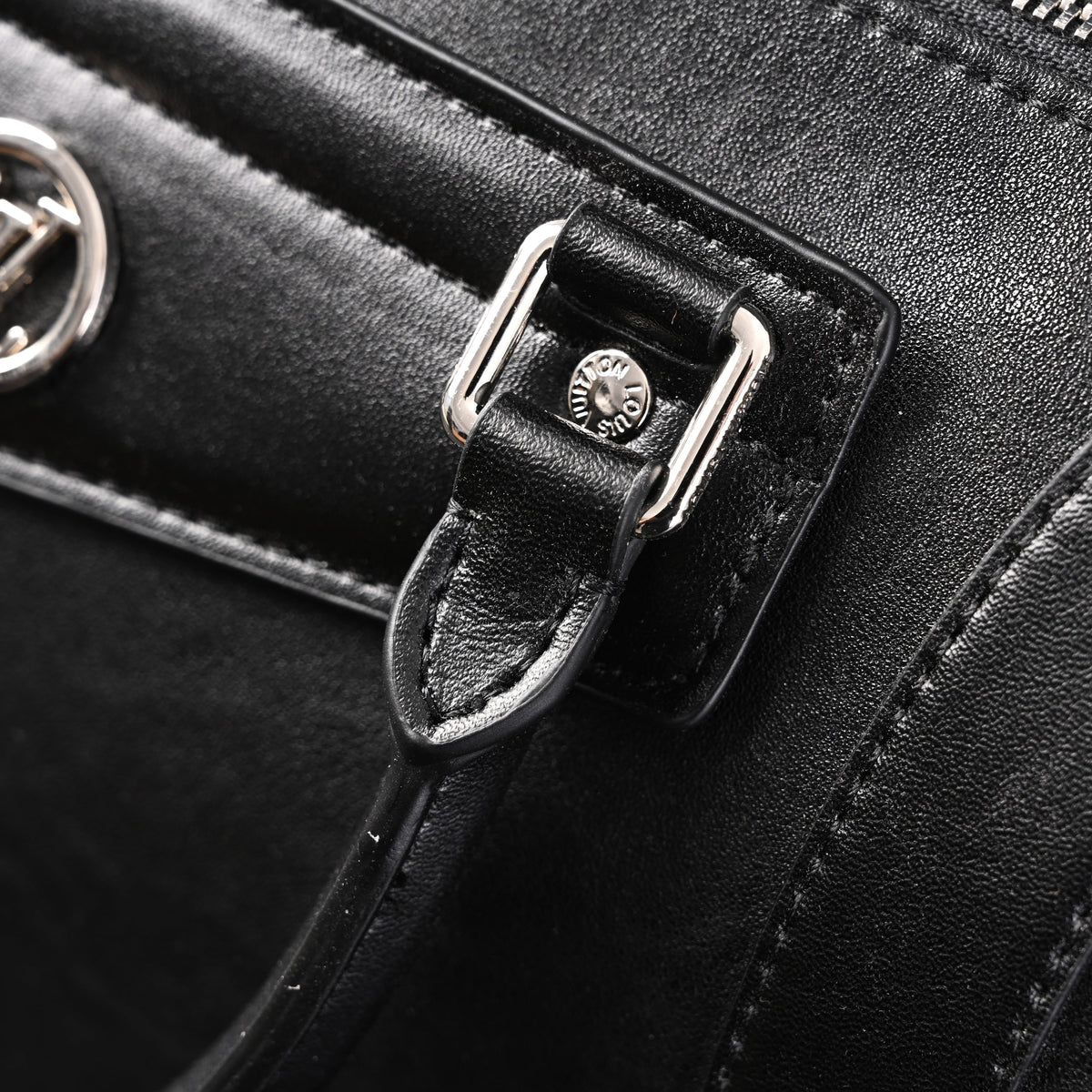 Louis Vuitton Nano Biker Bag in Black Lambskin Leather – Top Handle & Shoulder Carry (M14623) — view 8