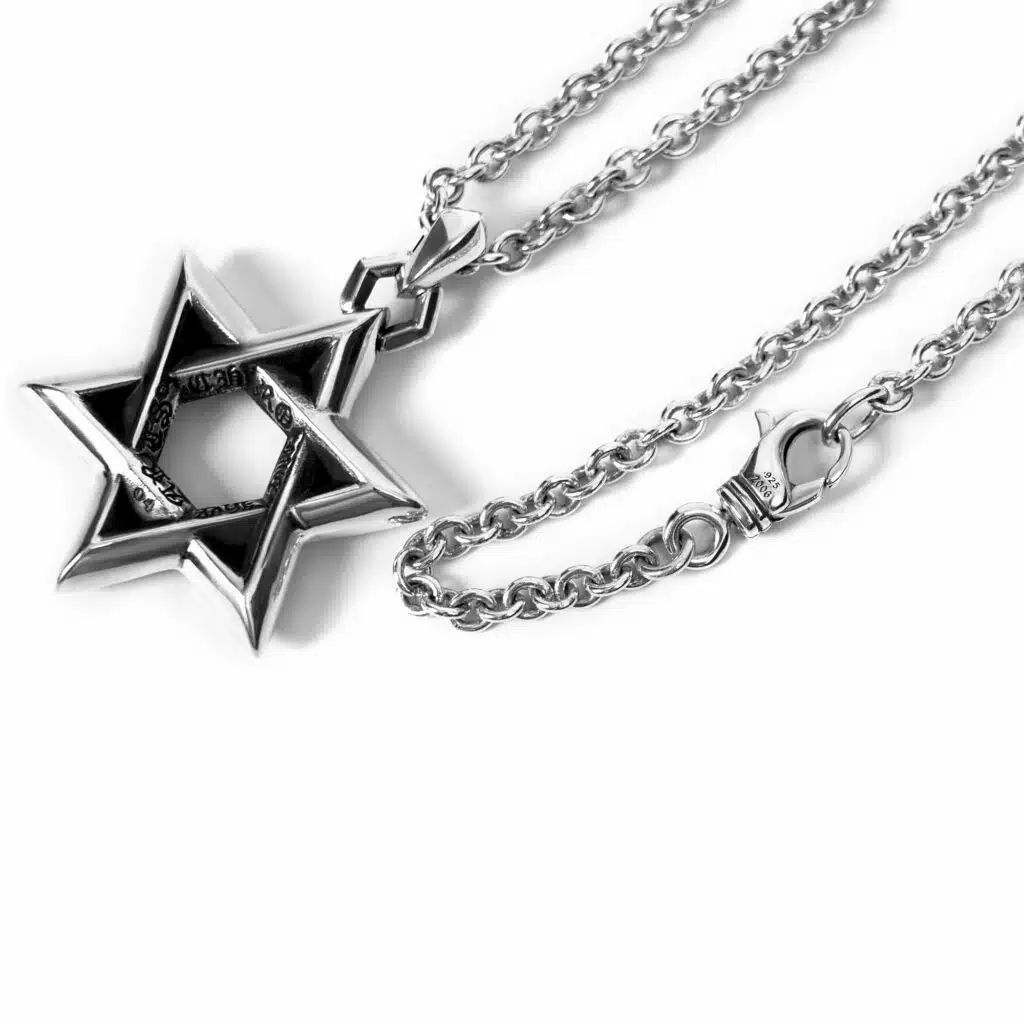 Chrome Hearts LARGE STAR OF DAVID PENDANT — view 4