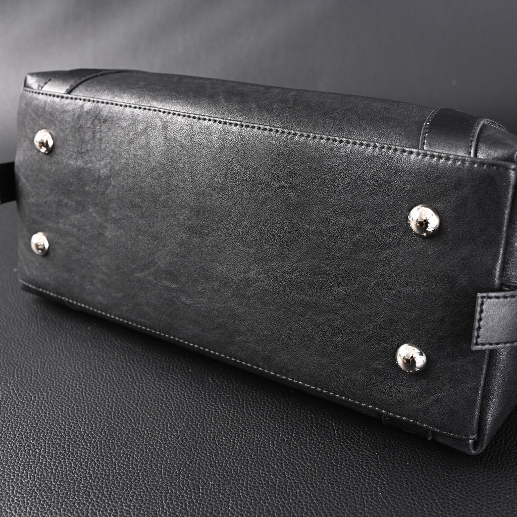 Louis Vuitton Nano Biker Bag in Black Lambskin Leather – Top Handle & Shoulder Carry (M14623) — view 4