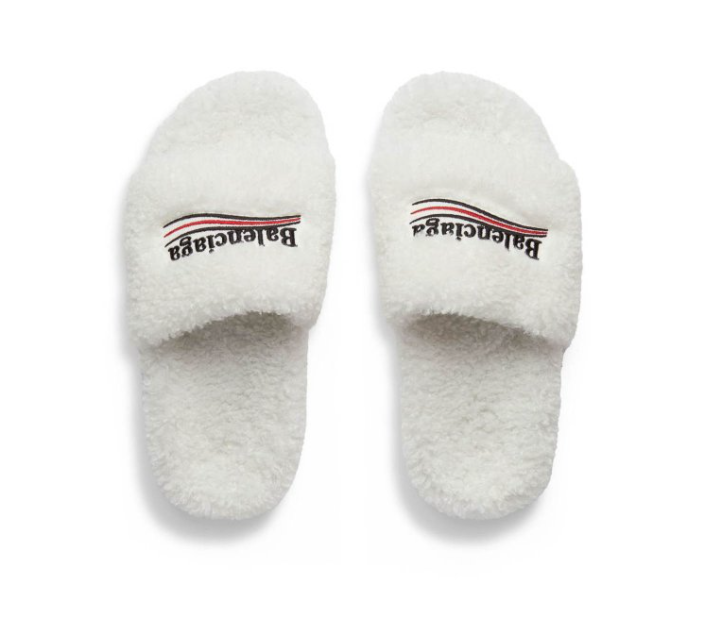 Furry Slide Sandal — view 6