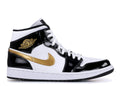 Air Jordan 1 Mid Patent ¡®Black Gold¡¯ Unfading Sneaker — view 1