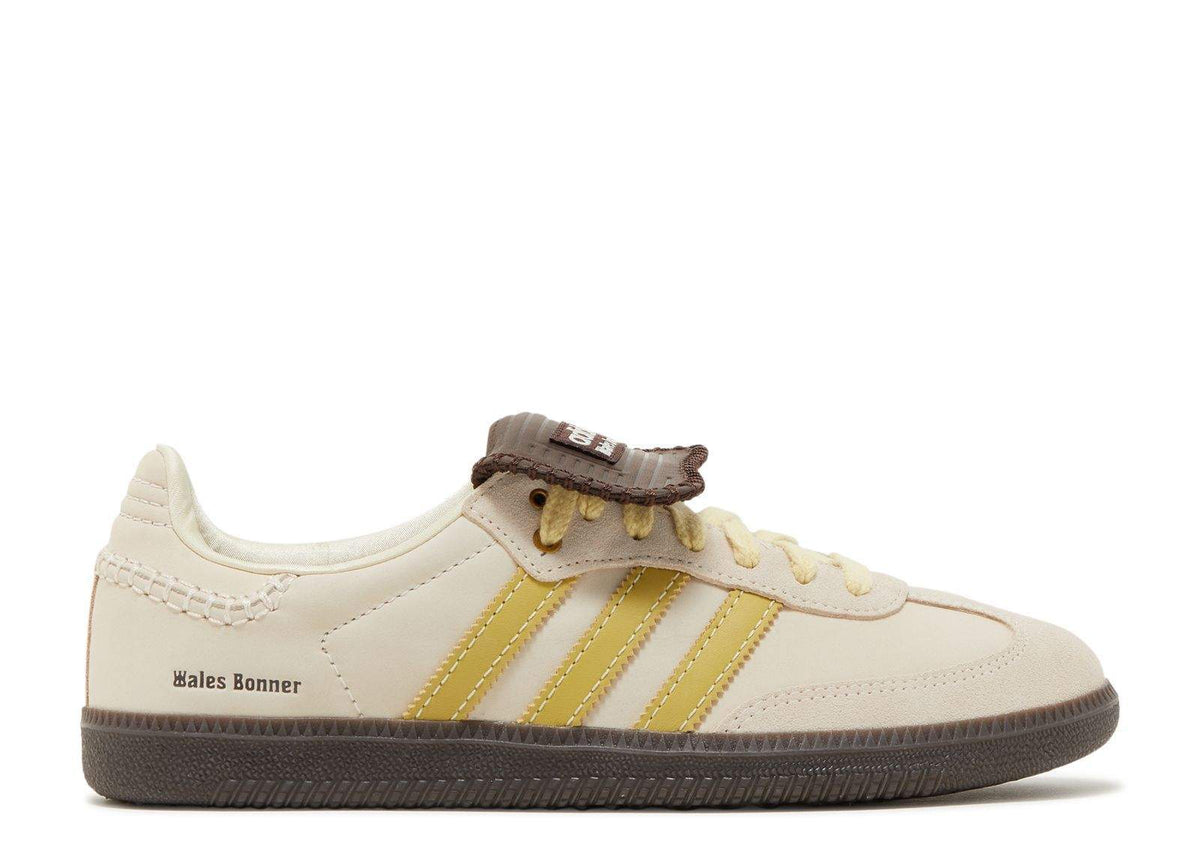 Adidas Wales Bonner X Samba Ecru Tint Yellow Revered Footwear — view 1