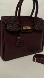 Hermes Birkin 35 Crocodile Handbag — view 3