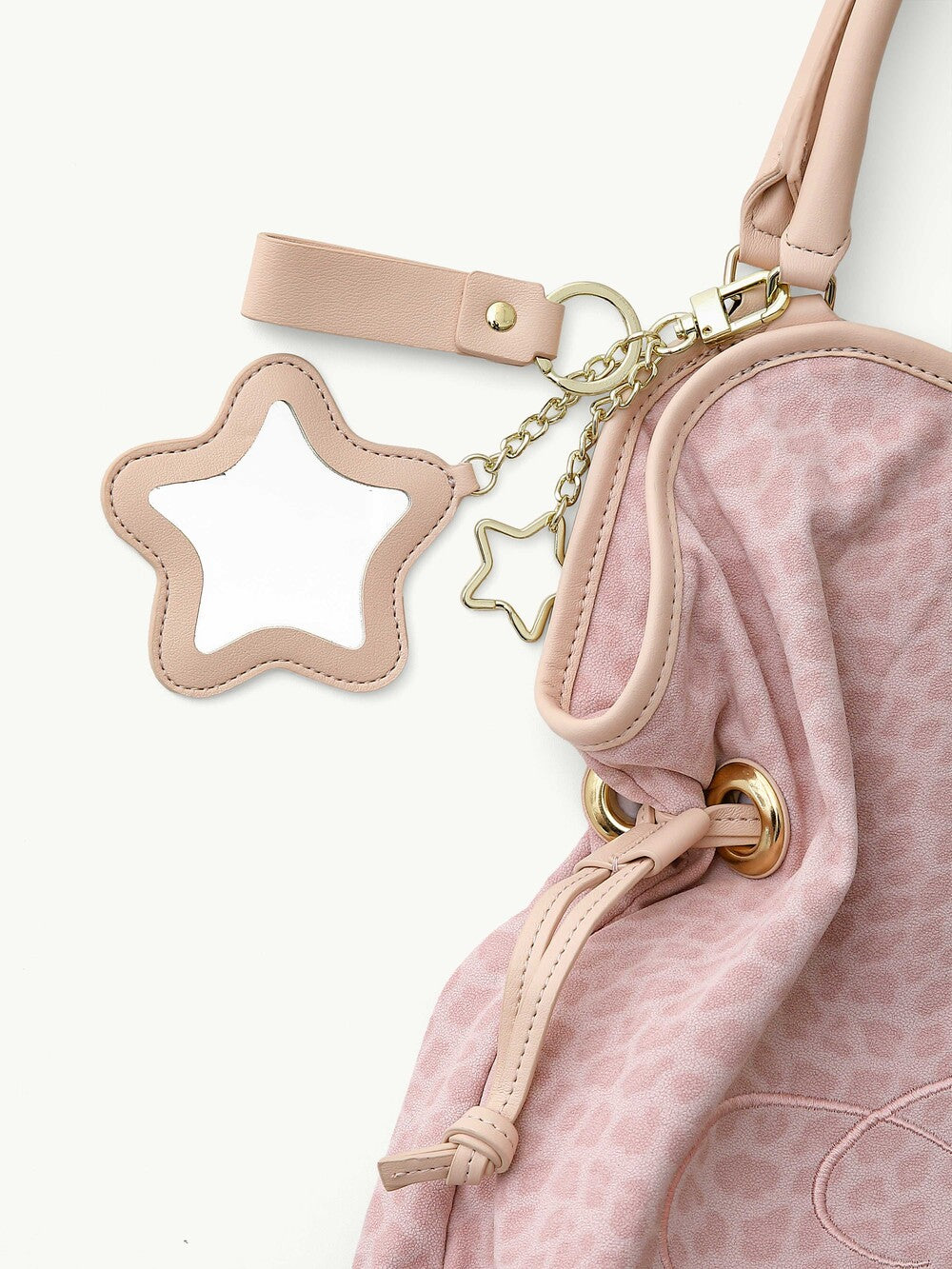 Washed Leopard Dimsum Bag Pink — view 3